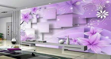 紫色的古典风格空间设计