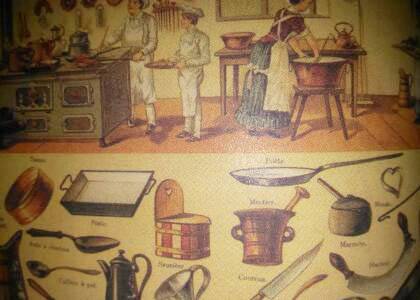 早期厨房的橱柜功能及厨具